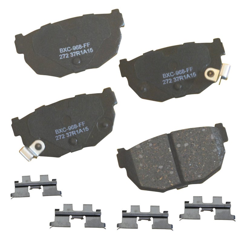 Bendix Premium SBC272 Ceramic Rear Brake Pads for Nissan 200SX 1987-1984, 240SX 1998-1989, 300ZX 1989-1984 - Image 2